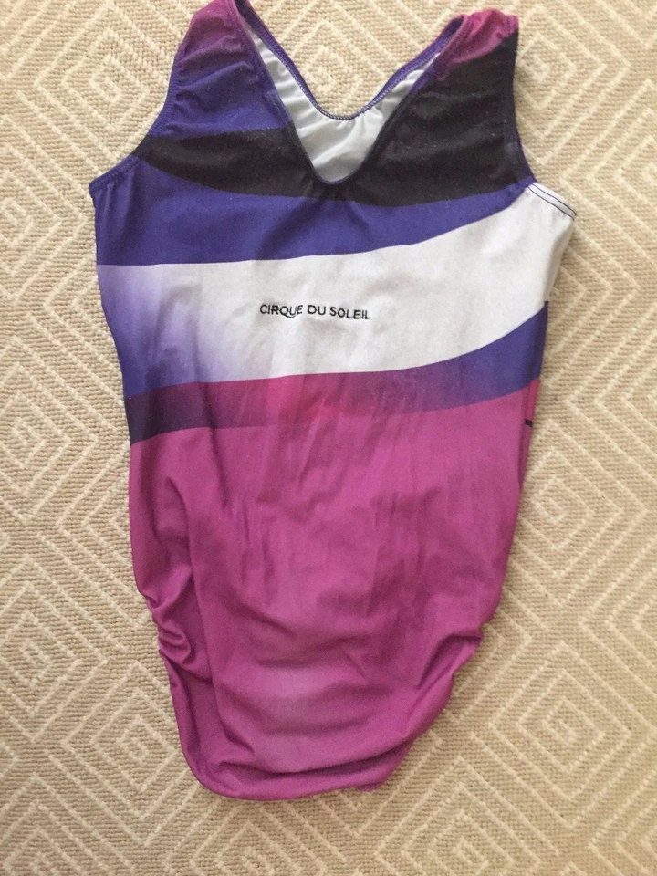 Leotardo de gimnasia para niña GK Elite Cirque Du Soleil púrpura y rosa S Foto 2 de 4