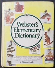 Merriam-Webster's Elementary Dictionary ~ Hardcover ~ 1986