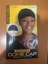 New Unisex Spandex Black Dome Cap Helmet Liner Sports Beanie Skull Hat Biker