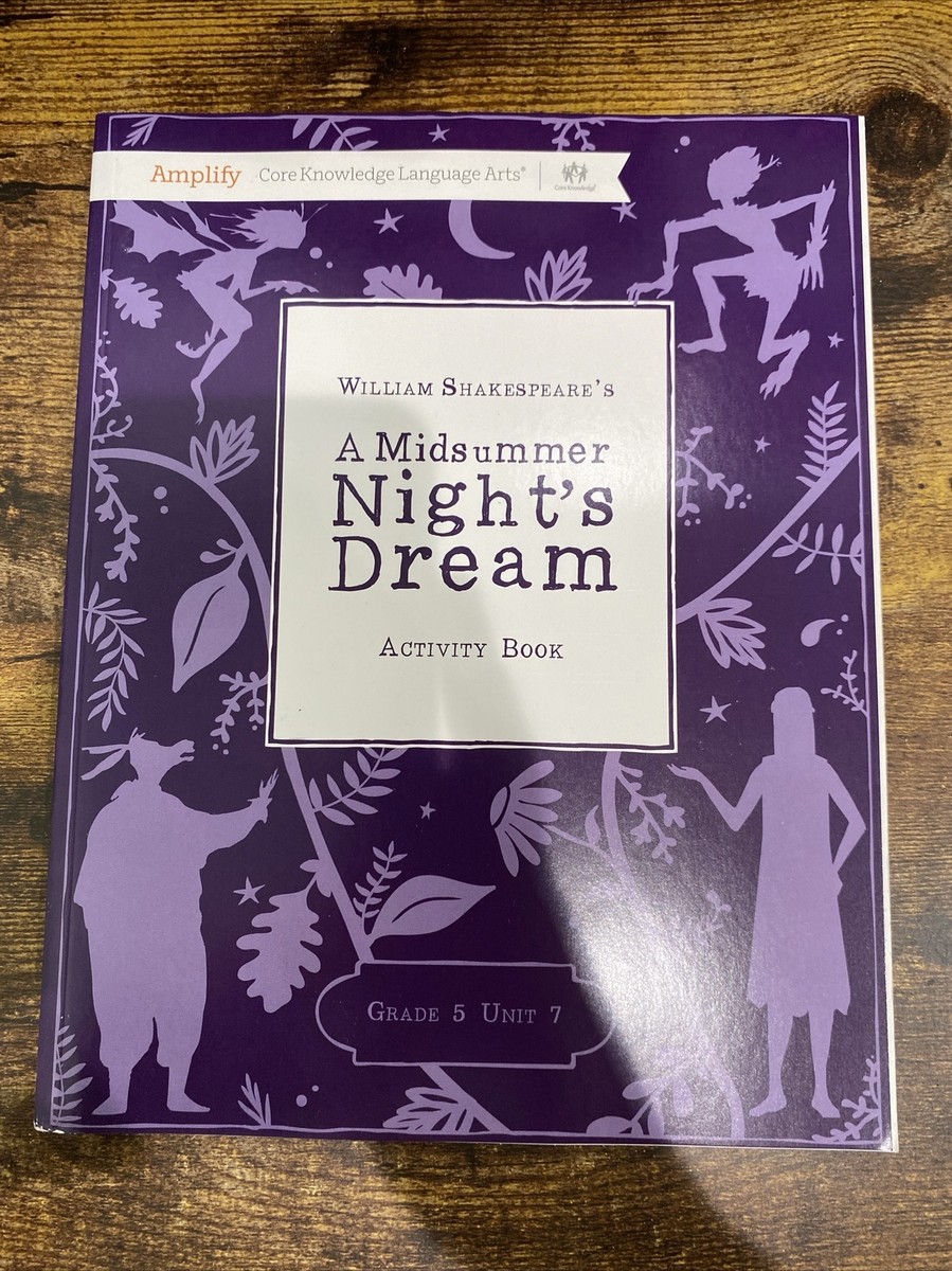 Amplify CKLA Grade 5: A Midsummer Night's Dream Activity Book