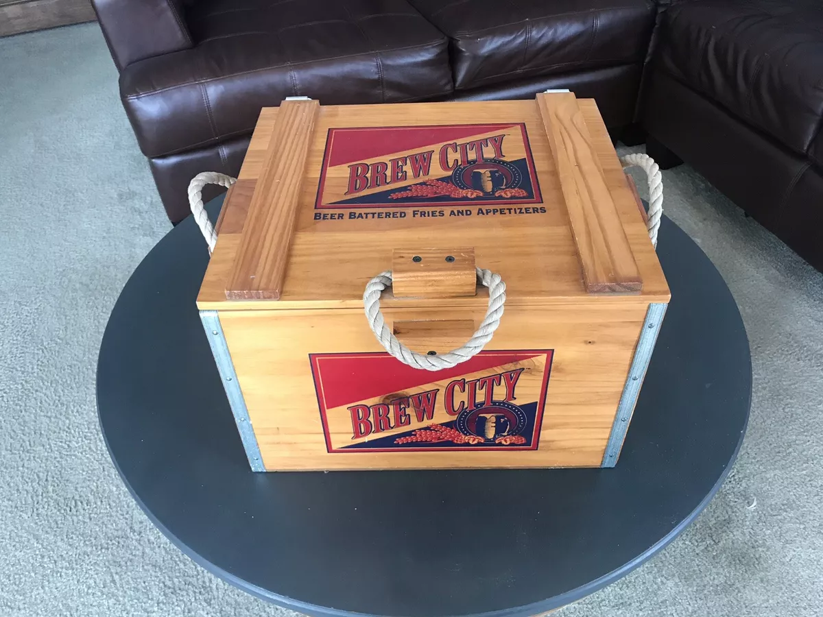 Wooden and Foam Rustic Beer Cooler Box Mexican Handcrafted Beer