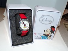 Ladies Minnie Mouse Watch Wristwatch NEW in Tin 5t 