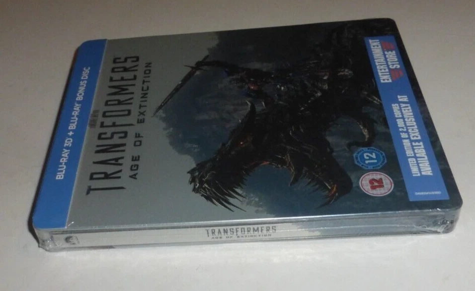 Transformers Age Of Extinction 3D Blu-Ray Steelbook Zavvi Exclusive Limited NEW - Image 4 of 4
