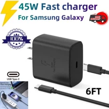 6FT Charger Cable Type c Super Fast Wall Adapter For Samsung Galaxy S23 S22 S21⚡