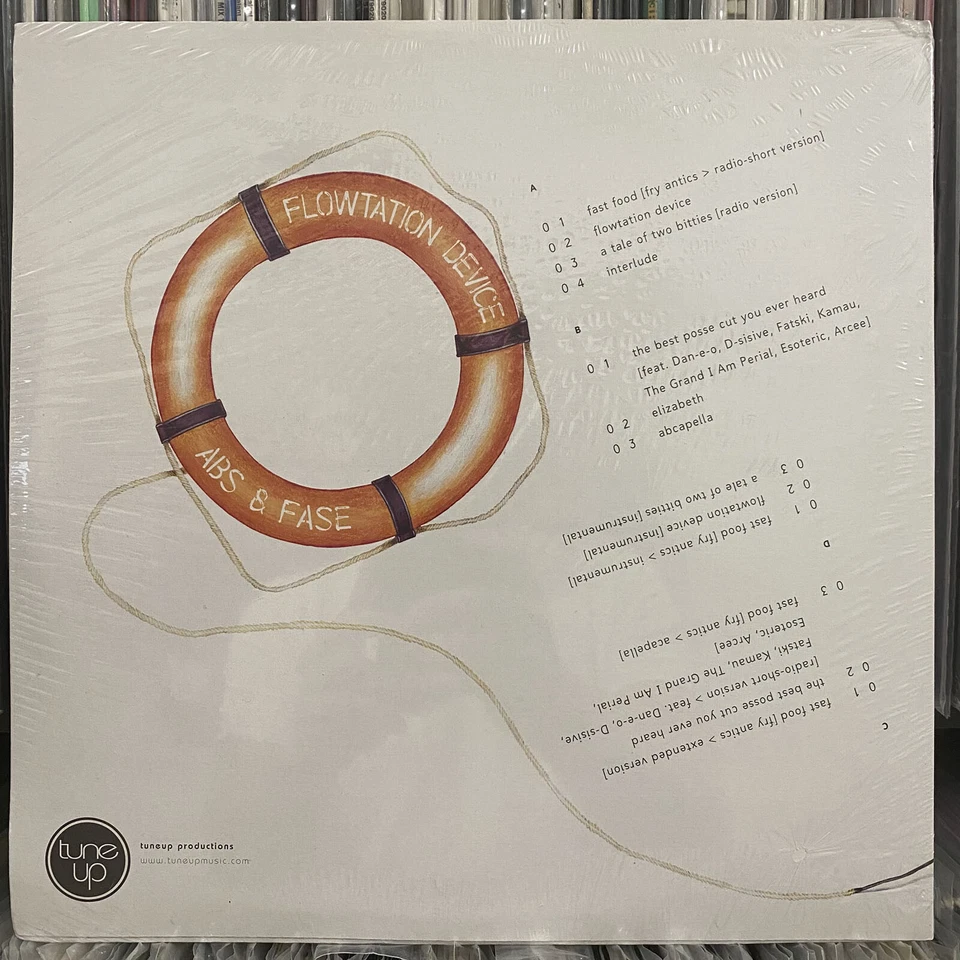 ABDOMINAL + DJ FASE - FLOWTATION DEVICE (VINYL 2EP) 2001!! ESOTERIC + DAN-E-O!! - Image 2 of 2