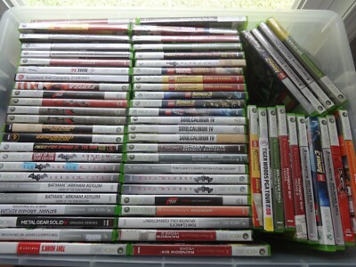 Large SELECTION XBOX 360 VIDEO GAME U CHOOSE FROM DROP DOWN Complete With Manual