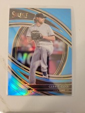 Gerrit Cole Carolina Blue 12/35 2020 Panini Select Baseball