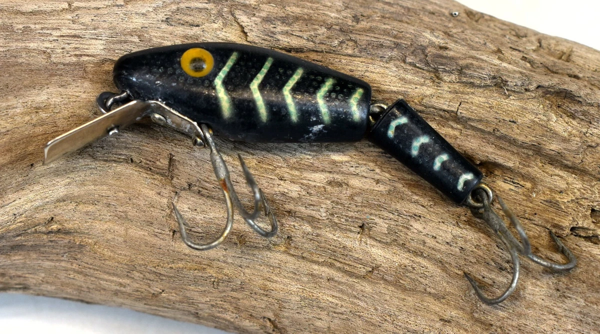 Lot De 6 Leurres Vintage L&S – Crankbaits Joints, Pour Panfish Et Chasseurs (occasion)