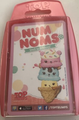 Top Trumps Num Noms alle 33 Karten Top Zustand