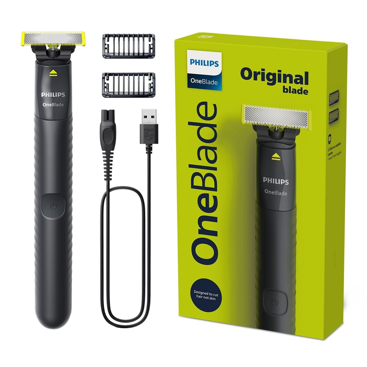 Philips QP1424/10 OneBlade Hybrid Trimmer and Shaver Dual Philips QP1424/10 OneBlade Hybrid Trimmer and Shaver Dual