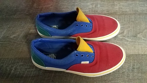 red blue yellow vans