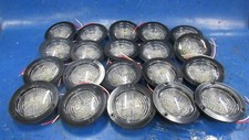 4 Round White Led Lights 20 Marker Backup Reverse Tail Truck Trailer 20 Pcs