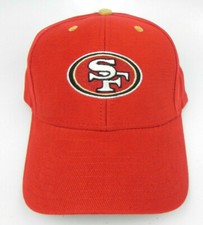 SAN FRANCISCO 49ERS RED NFL FOOTBALL REEBOK REPLICA ADJUSTABLE CAP HAT NEW 