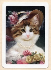 cats  swap card / wide playing card