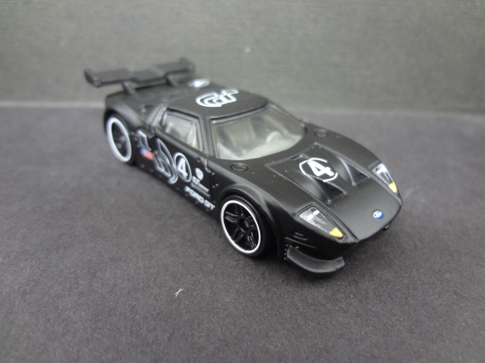 Hot Wheels FORD GT LM GRAN TURISMO Real Driving Simulator Game Car *Black*  1/64