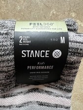 Stance Kids Performance Snow Mid Cushion 2 Pairs Size Mid