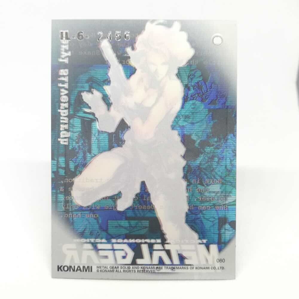 その他 L GEAR SOLID TRADING CARD 060 Meryl 060 Meryl Silverburgh Metal Gear Solid Trading card Plastic Back