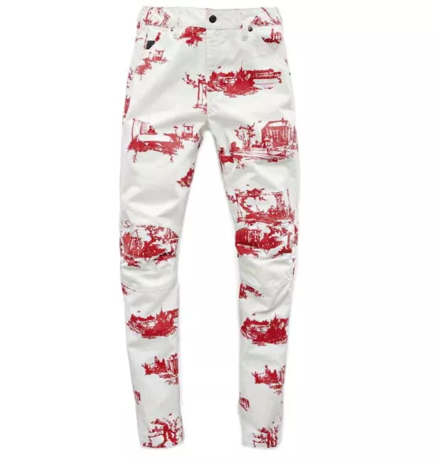 G Star Pharrell Williams Boyfriend Jeans Elwood 3D Toile De Jouy