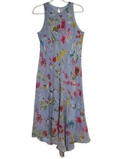 Rachel Roy Floral Print Maxi Dress Medium Boho Western Prairie Y2K Hippie Pretty