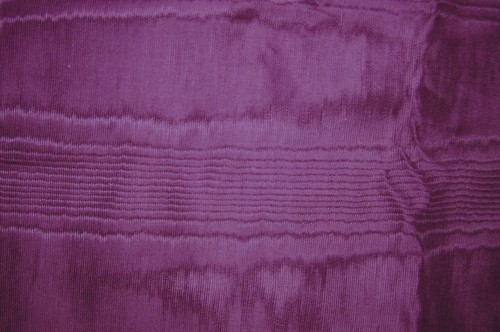 1+ Yard Dark Purple on Dark Purple Polyester Blend Fabric 52" X 50" - Picture 3 of 3