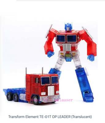 Transform Element Te-01t Collection Optimus Prime Transparent Ver ...