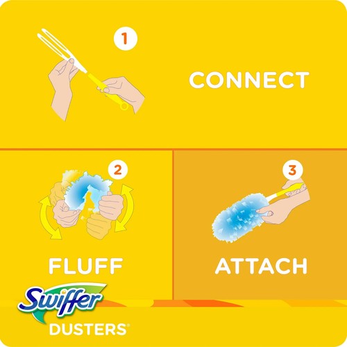Swiffer Dusters Cleaning Kit Feather Duster Alternative,1 Handle + 5 Refills - Picture 6 of 7