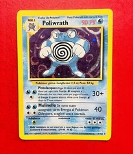 Lotto Carte Pokemon Poliwrath 13/102 Set Base Holo Ita Bellissima