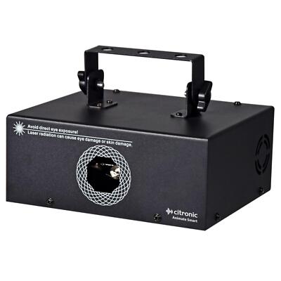 Citronic Animate Smart RGB Smart Animation Laser mit Bluetooth DJ Disco App