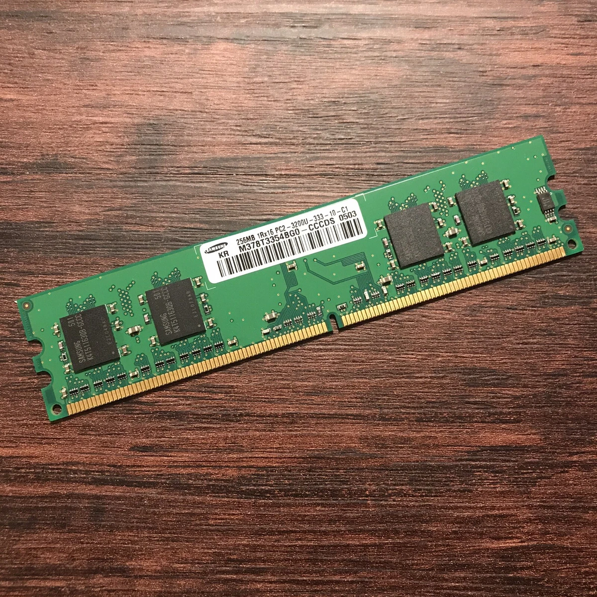 Lot De 2 Barrettes Mémoire RAM AMPO PC-2700 512 Mo SO-DIMM 333 MHz - Occasion