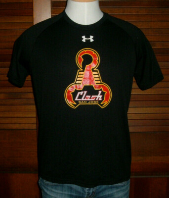 Vintage 90's MLS Soccer San Jose Clash Under Armour T- Shirt 2