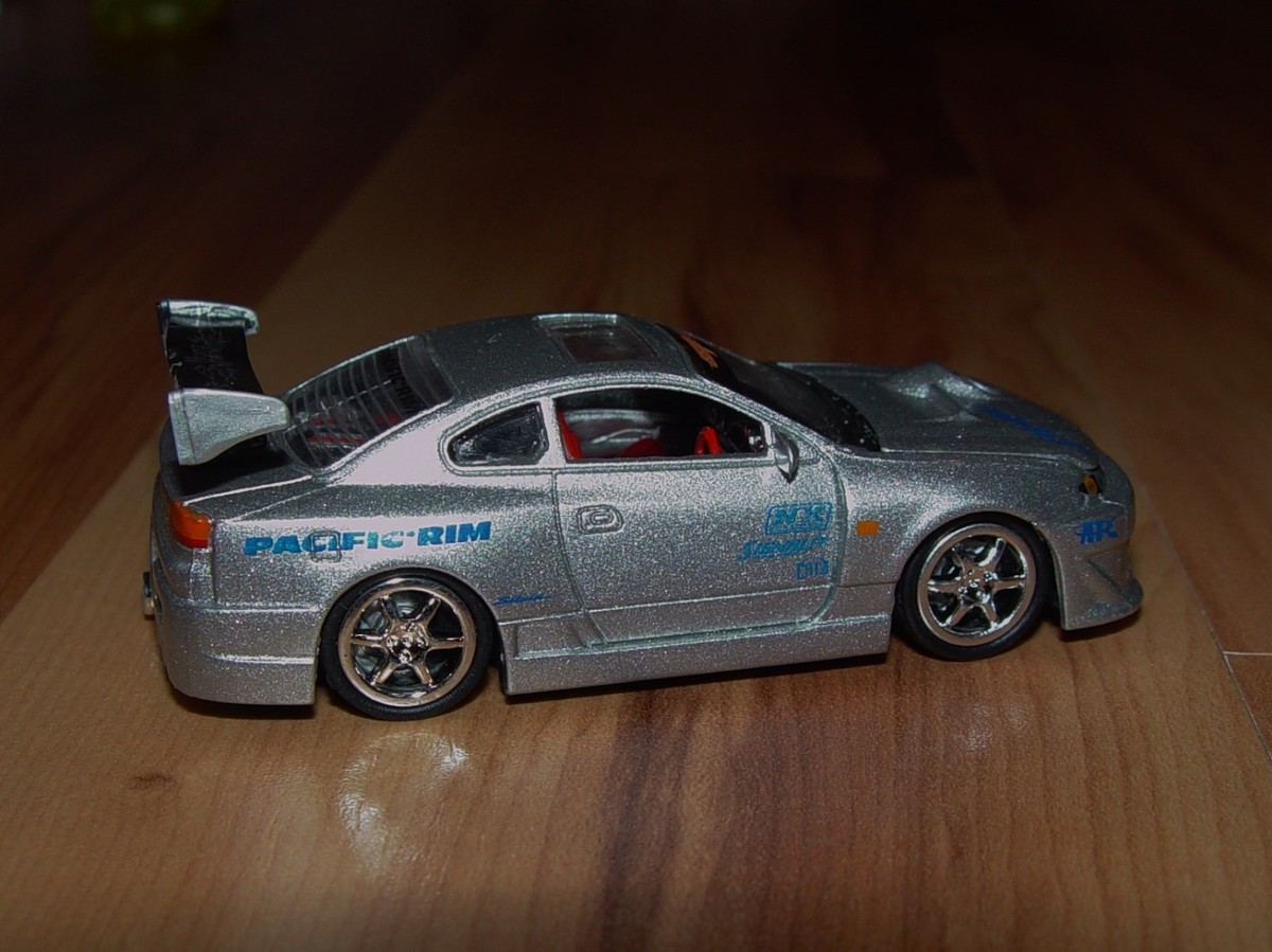 '01 SILVIA S15 ミニカー IMPORT TUNER MM IMPORT TUNER '01 NISSAN SILVIA S15 DRIFT RACER RUBBER