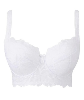 Pretty Secrets Lily BH Spitze gepolstert Longline Balkonett Bügel neu mit Etikett