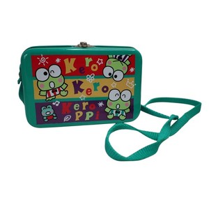 Vintage 1996 Sanrio Kerokero Keroppi Character Metal Tin Purse