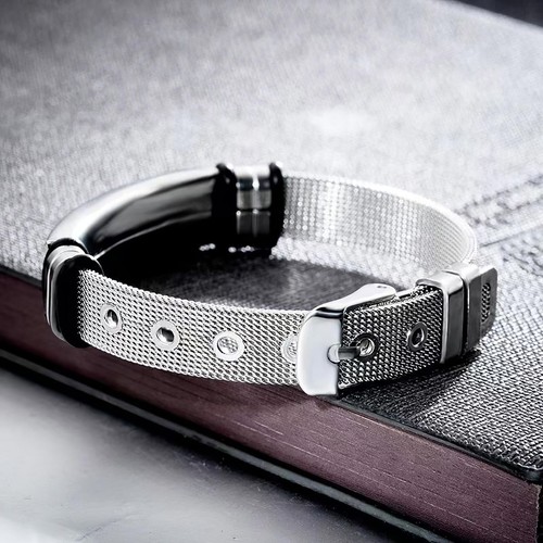 Happy 50th Birthday Edelstahl Armband mit Gravur mit inspirierender Botschaft - Bild 3 von 6