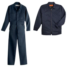 BRAND NEW CINTAS Men's Navy Zip Front Coverall 912-20, Jacket 970-33