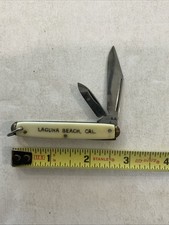 Vintage Pocket Knife, Souvenir: Laguna Beach Cal. Made In USA Two Blades.♨️♨️