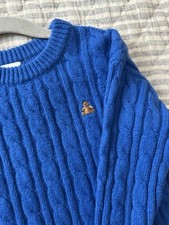 Gap Baby Toddler Blue Cash-soft Cable-Knit Sweater 18-24 Months NWT
