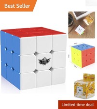 Cubo mágico duradero y divertido Cyclone Boys - rompecabezas sin pegatinas 3x3, idea de regalo de 56 mm