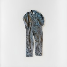 vtg 1985 USAF CWU-27/P Pilot Flyers Coverall size 46 Flight Suit Sage Green 80s