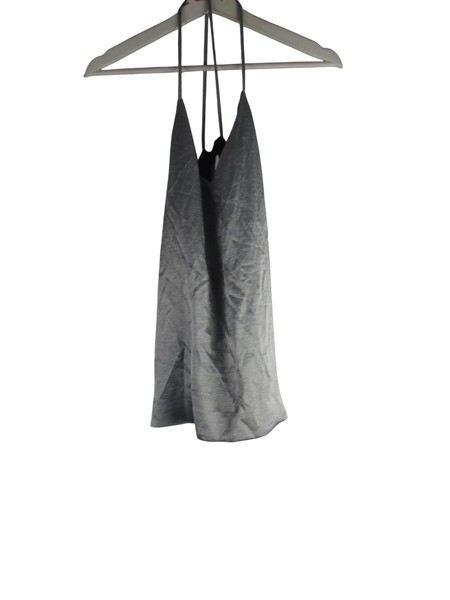 Witchery Grey Satin Halter Neck Camisole Top Size 10 Like New