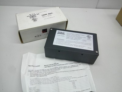 WAC Lighting EN-B12PE-AR 12V AC Output Electronic Transformer 100 Watt