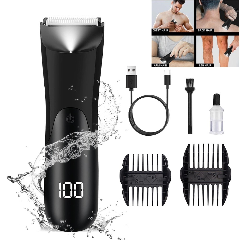 Cordless Body Shaver Hair Trimmer for Men's Electric Ball Be