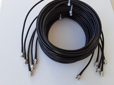 5 Pack US MADE 50ft  RG-58 BNC Male to BNC Male 50 ohm Coax Cable