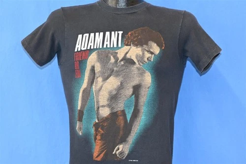 80s ADAM ANT FRIEND OR FOE USA TOUR CONCERT ALBUM N 1980s vintage concert t-shirt, vintage, single stitch, B+ condition