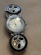 Vintage Quartz Bracelet Watch Gemstone Style ...