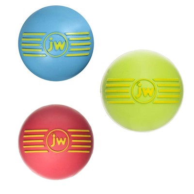 PET ISqueak Squeaker Dog & Puppy Fetch Chew Toy MEDIUM BALL 3 PACK