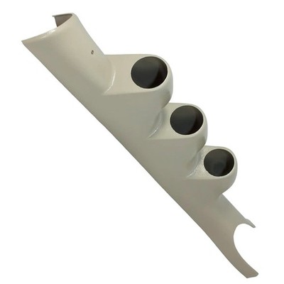GlowShift Taupe Triple Pillar Gauge Pod Fits 2003-2009 Dodge Ram 2500 3500
