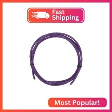 MECCANIXITY 1.1 Yards Bolo Tie Cord 3mm Diameter Round Braided Leather Strip 1 M