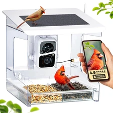Smart Bird Feeder with Camera – XL Sliding Feed Tray for Effortless Refill – AI 
