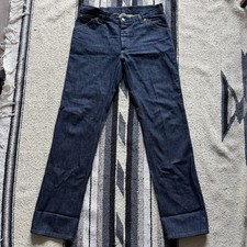 Vintage Helmut Lang Made in Italy Straight Dark Wash Denim Jean 31